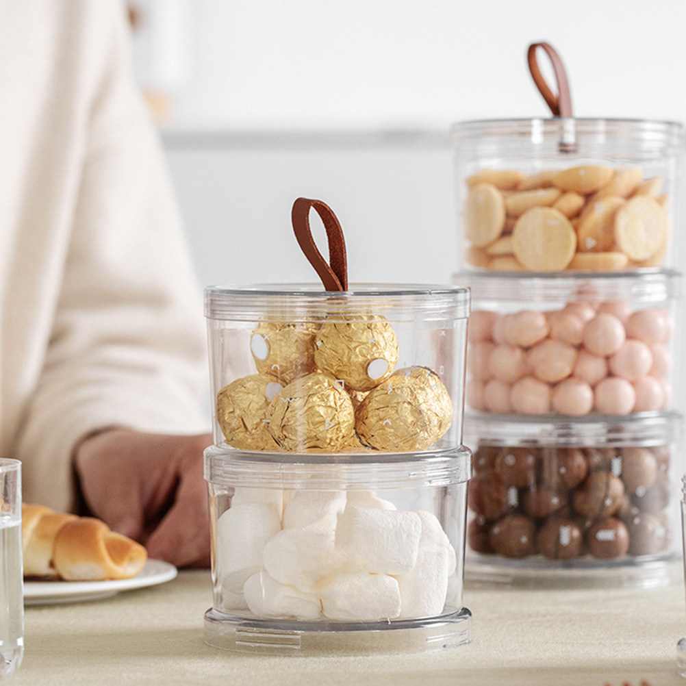 Food Storage Containers - 2 Potes para Armazenamento de Lanches,