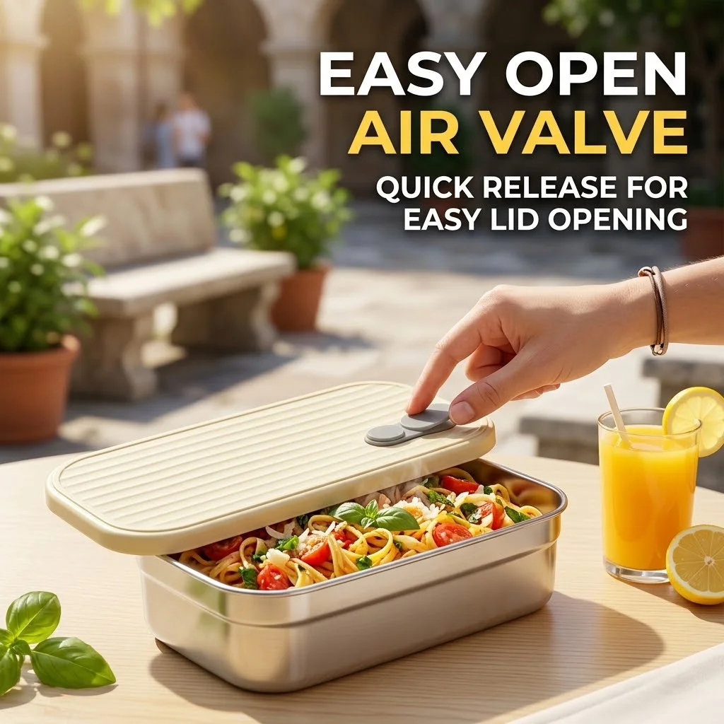 Conjunto de lancheiras de aço  - Food Storage Oven Safe avaliação e preço
