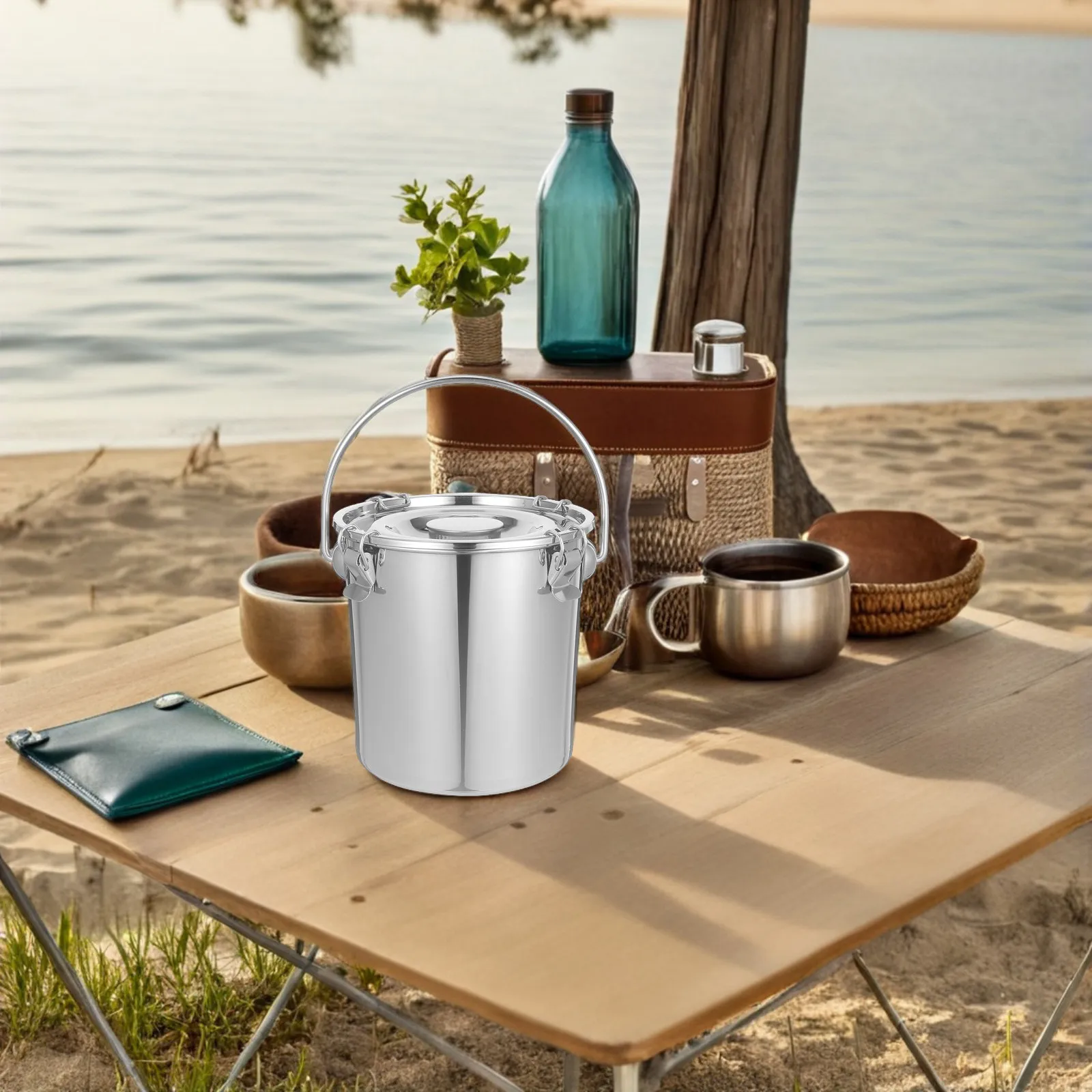 Balde de Leite Selado Portátil - Food Storage Containers avaliação e preço