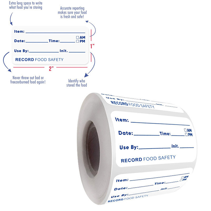 500 unidades/rolo, autocolante - Food Storage Labels avaliação e preço